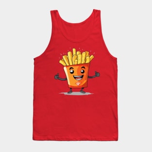 kawaii french fries T-Shirt cute ,potatofood Tank Top